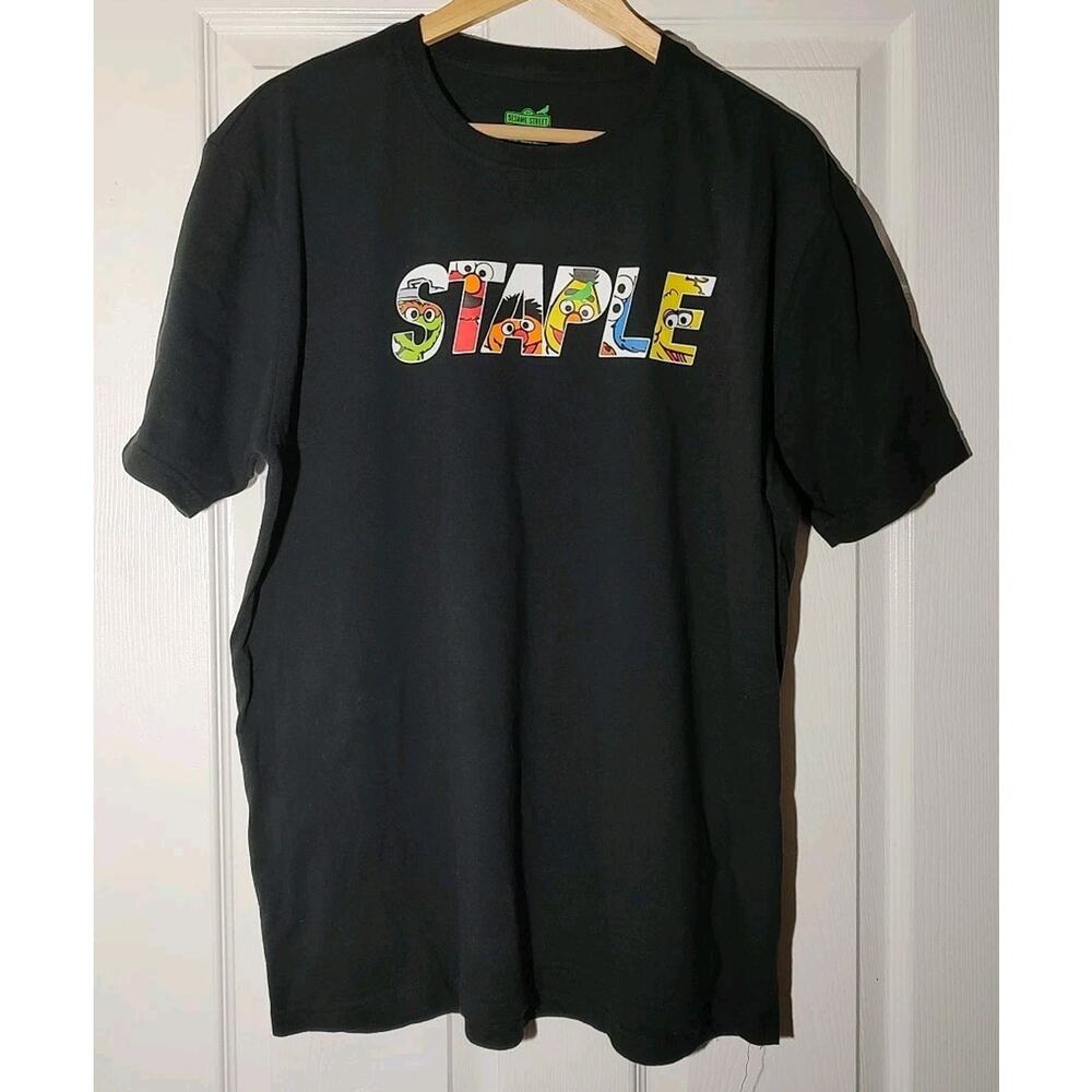 Men's Staple Pigeon x Sesame Street T-shirt Black - XL